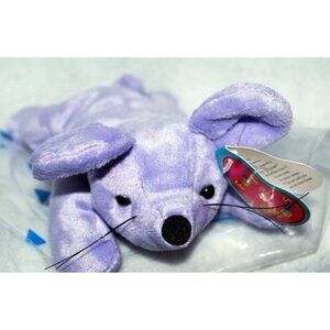 1997 Avon Full Of Beans Mozzarella the Purple Mouse Plush